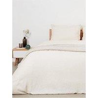 Panda London Bamboo & French Linen Duvet Cover - Natural