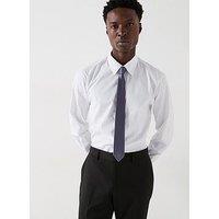 Very Man Long Sleeve Regular Fit Easy Care Smart Shirt - White