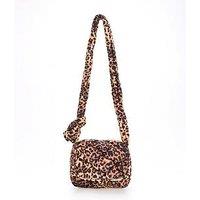 Public Desire Tilte Quilted Shoulder Bag - Leopard