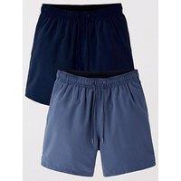 Everyday 2 Pack Swim Short -Mid Blue /Navy