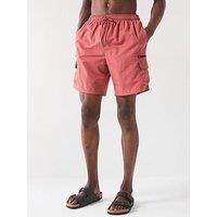 Very Man Utility Swim Shorts - Orange