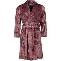 Heat Holders Fleece Dressing Gown - Mauve