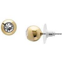 Fossil Women'S Bright Baubles Gold-Tone Brass Stud Earrings