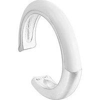 The Love Collection Sterling Silver White Enamel Cuff