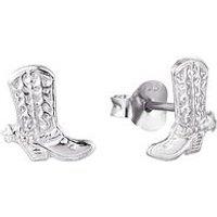 Seol + Gold Cowboy Boot Earrings