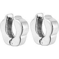 Seol + Gold Flower Huggie Hoops