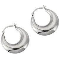 Seol + Gold Curved Creole Hoops