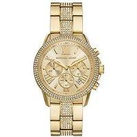 Michael Kors Brynn Chronograph Gold-Tone Stainless Steel Watch