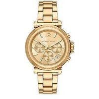 Michael Kors Maren Chronograph Gold-Tone Stainless Steel Watch