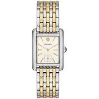 Tory Burch The Eleanor Three-Hand Two-Tone Stainless Steel Watch