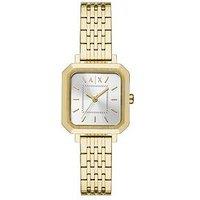 Armani Exchange Three-Hand Gold-Tone Stainless Steel Watch