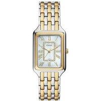 Fossil Women'S Raquel Three-Hand Date, Two-Tone Stainless Steel Watch