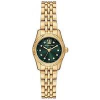 Michael Kors Lexington Three-Hand Gold-Tone Stainless Steel Watch