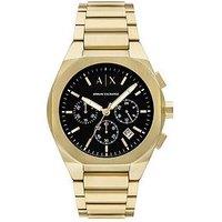 Armani Exchange Chronograph Gold-Tone Stainless Steel Watch