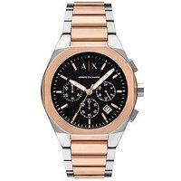 Armani Exchange Chronograph Two-Tone Stainless Steel Watch