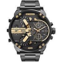 Diesel Men'S Mr. Daddy Chronograph, Gunmetal Stainless Steel Watch