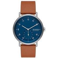 Skagen Men'S Kuppel Two-Hand Sub-Second, Silver Stainless Steel Watch