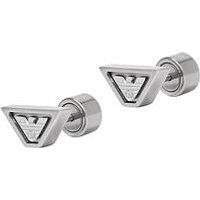 Emporio Armani Men'S Stainless Steel Stud Earrings