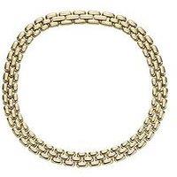 Fossil Women'S Arden Watch Links Gold-Tone Stainless Steel Chain Necklace