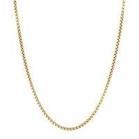 Seol + Gold Rounded Box Chain 16-18"