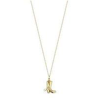 Seol + Gold Cowboy Boot Necklace