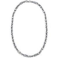 Michael Kors Platinum Astor Link Chain Necklace