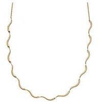 Skagen Wave Gold-Tone Stainless Steel Chain Necklace