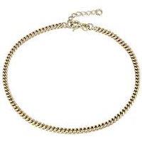 Seol + Gold Curb Chain Anklet