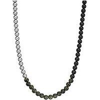 Armani Exchange Green Serpentine Beaded Necklace