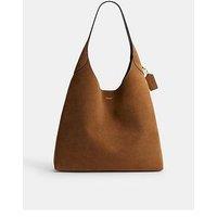 Coach Brooklyn 39 Suede Shoulder Bag - Brown