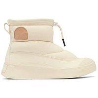 Sorel Womens Out N About 4 Puffy Waterproof Boots - Cream