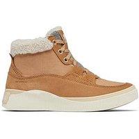 Sorel Womens Out N About 4 Midi Sneaker Waterproof Boots - Tan