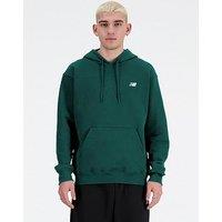 New Balance Mens Sport Essentials French Terry Hoodie - Dark Green