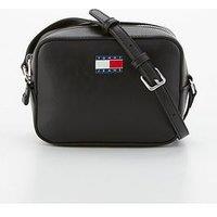 Tommy Jeans Flag Logo Camera Bag - Black