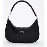 Tommy Jeans Iconic Logo Shoulder Bag - Black