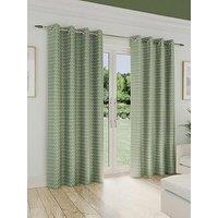 The Very Collection Denver Lined Eyelet Curtains