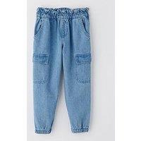 Mini V By Very Girls Cargo Jean - Blue