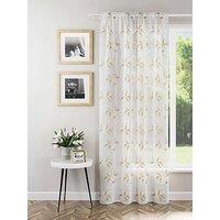 Very Home Floral Trail Slot Top Voile Curtains