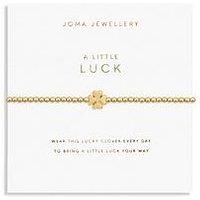 Joma Jewellery A Little Luck Bracelet In Gold Plating