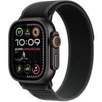 Apple Watch Ultra 2 (Gps + Cellular, 2024), 49Mm Black Titanium Case With Black Trail Loop - S/M