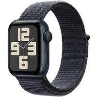 Apple Watch Se (Gps, 2024) 40Mm Midnight Aluminium Case With Ink Sport Loop