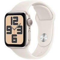 Apple Watch Se (Gps, 2024) 40Mm Starlight Aluminium Case With Starlight Sport Band - S/M