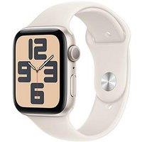 Apple Watch Se (Gps, 2024) Starlight Aluminium Case With Starlight Sport Band - 40Mm