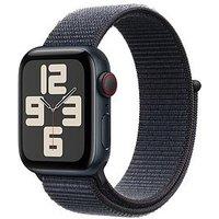 Apple Watch Se (Gps + Cellular, 2024) 40Mm Midnight Aluminium Case With Ink Sport Loop