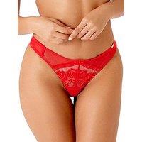 Gossard Encore Lace Thong - Allure Red