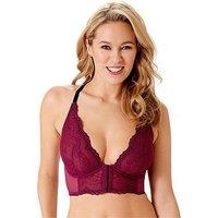 Gossard Superboost Lace Deep V Bralet - Purple Potion