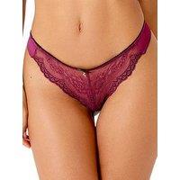 Gossard Superboost Lace Thong - Purple Potion