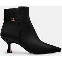 Coach Rebecca Leather Boots - Black