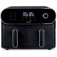 Tower 10.4L Vortx Dual Basket Air Fryer (Exclusive), Black