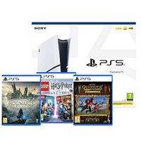 Playstation 5 Disc Console With Hogwarts Legacy, Lego Harry Potter Collection & Harry Potter: Quidditch Champions - Deluxe Edition